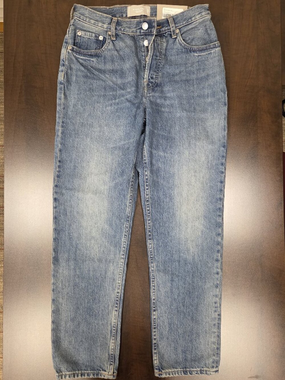 NWT Everlane: The 90's Cheeky Jeans, High-rise, Size 27 Regular, Blue - Picture 5 of 16